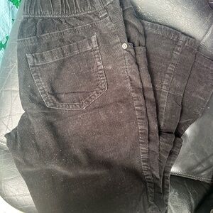 Kids Black Corduroy Pants